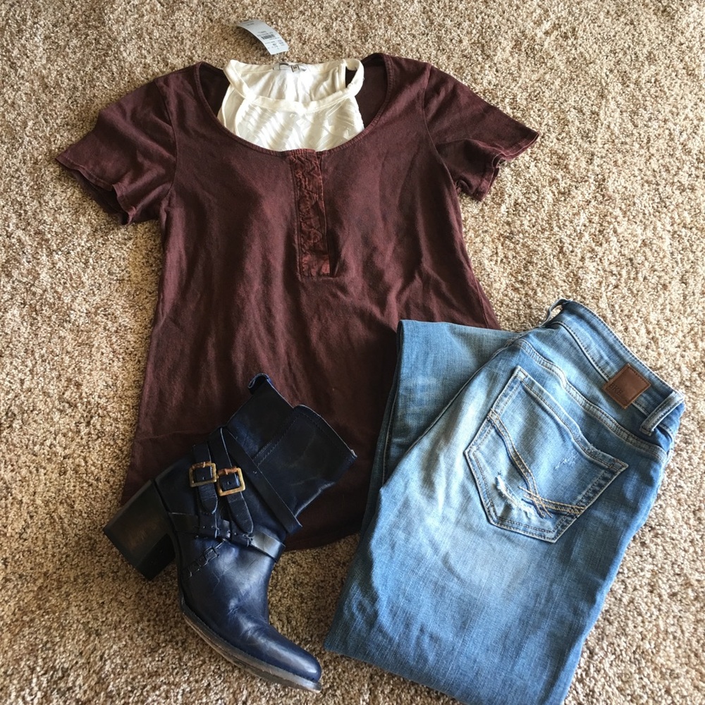 BKE washed Henley NWT!!!!